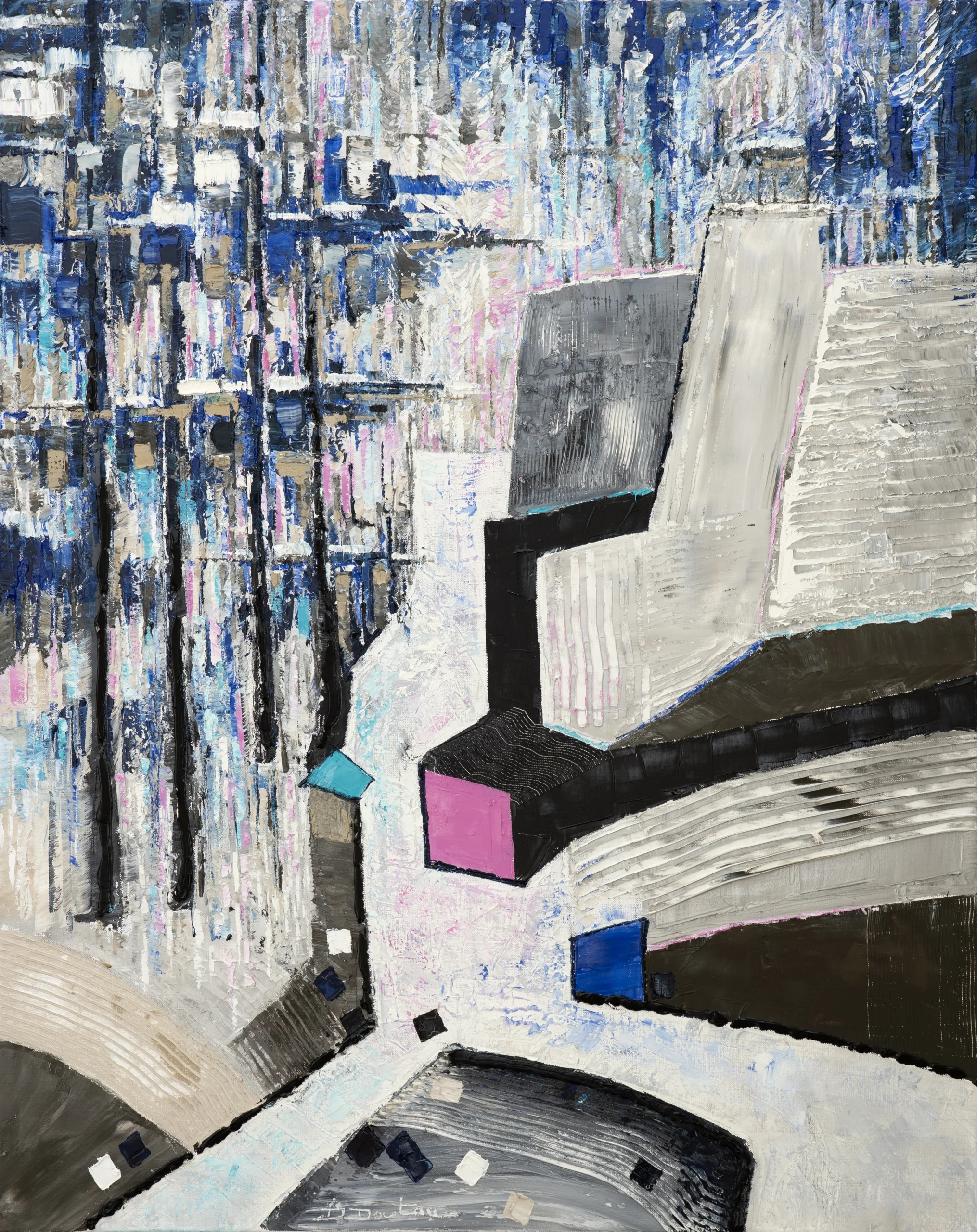 Chemin de Pailolive oeuvre de l'artiste denis doistau