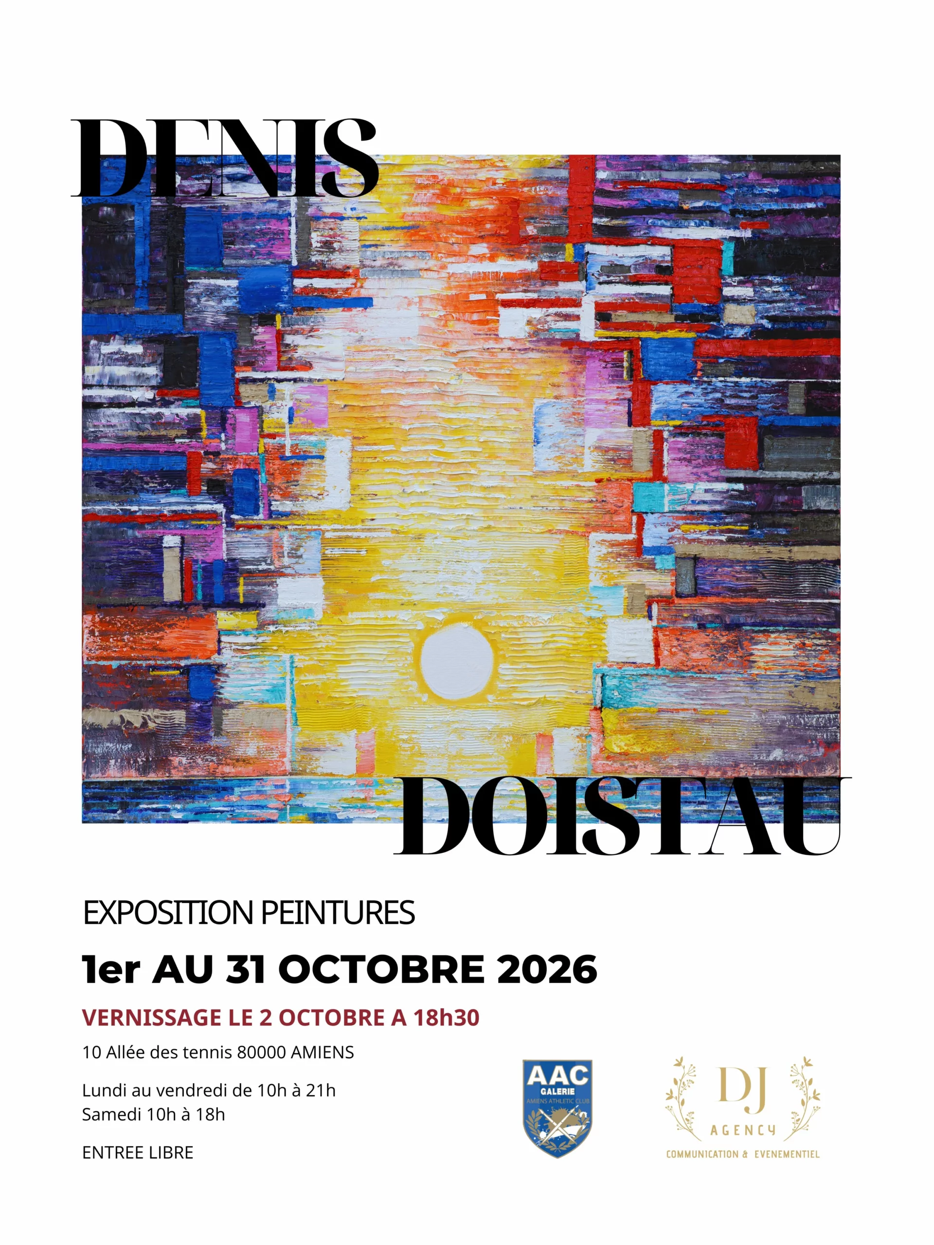 Denis Doistau expose à Amiens – Octobre 2026
